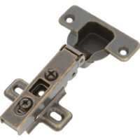 Bisagra cazoleta recta Inox cuero