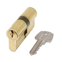 Cilindro seguridad 40x65mm latón