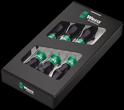 Juego de destornilladores Wera Kraftform Comfort 1334/6 - Imagen 2