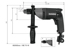 Taladro 750 BE 75 16  600580000 - Imagen 2
